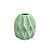 Vaso Geometrico Peq Verde Bebe Fosco - Imagem 2