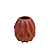 Vaso Geometrico Peq Terracota Fosco - Imagem 1