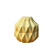 Mini Vaso Geometrico Amarelo Bebe Fosco - Imagem 3
