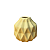 Mini Vaso Geometrico Amarelo Bebe Fosco - Imagem 2