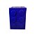 Cubo Pecinha De Montar MDF Retangular Azul Marinho Decoração - Imagem 2