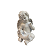 Anjo De Resina Pombinha Joelho Escultura Decorativa - Imagem 1