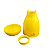 VASO COGUMELO GRANDE AMARELO GEMA - Imagem 3