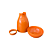 VASO COGUMELO GRANDE LARANJA - Imagem 2