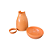 VASO COGUMELO GRANDE PAPAYA - Imagem 2