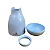 VASO COGUMELO GRANDE AZUL BEBE - Imagem 3