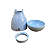 VASO COGUMELO MEDIO AZUL BEBE - Imagem 3