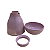 VASO COGUMELO MEDIO LILAS CHIC - Imagem 3