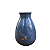 VASO COGUMELO MEDIO AZUL GRIS - Imagem 2