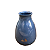 VASO COGUMELO MEDIO AZUL GRIS - Imagem 1