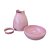 Vaso Cogumelo Médio Só Boleiras Decorativo Festas Rose - Imagem 2