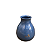 VASO COGUMELO PEQUENO AZUL GRIS - Imagem 1