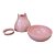 VASO COGUMELO PEQUENO ROSE - Imagem 2