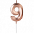Vela Aniversário Número Design Rose Gold Silver Festas - Imagem 8