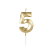 VELA DESIGN DOURADO 5 - Imagem 1