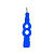 Vela De Aniversário Numeral Azul Simples - Imagem 9