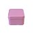 Lata Metal Pequena Quadrada Rosa Pacote 10 Uni Lembrancinha - Imagem 2