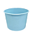Balde De Pipoca Festas Lembrancinhas Azul Bebê 1,5L - Imagem 1