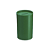 Cofrinho Plástico Lembrancinha Porta Moedas Verde Bandeira - Imagem 1