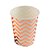 Copo De Papel Chevron Rose Gold Festas 270ml 10 unidades - Imagem 4