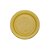 Prato Descartável Plástico Dourado Sobremesa 10uni - Imagem 2