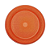 Prato de Bolo Descartável Plástico Laranja 10uni Triktrik - Imagem 1