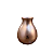 Vaso Cogumelo Pequeno Só Boleiras Decorativo Festa Rose Gold - Imagem 3