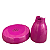 Boleira Cogumelo Grande Prato De Doces Só Boleiras Fucsia - Imagem 2