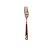 Garfo Refeição Descartável Luxo Rose Gold 6unid Make+ - Imagem 1