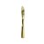 Faca Refeição Descartável Luxo Ouro 6unid Make+ - Imagem 1