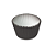 Forma Para Cupcake Bolinho Papel Decorativo Preto 45uni - Imagem 1