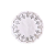 Mini Papel Doilie Rendado Branco Decoração Branco 14cm 24uni - Imagem 1