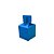 Caixa Lembrancinha Decoração Desmontada Papel Azul 8un - Imagem 1