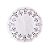 Mini Papel Doilie Rendado Branco Decoração Branco 19cm 24uni - Imagem 1