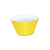 Cupcake Wrapper Tradicional Amarelo Liso Decoração 12unid - Imagem 1