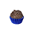 Forminha Azul Escuro Docinhos  Brigadeiro Tam 5 Papel 100u - Imagem 1