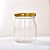 Pote De Vidro Frasco Tampa Dourado Decorativo 8x6,5CM - Imagem 4