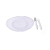 Kit Churrasco Branco Descartável Refeições 10unid Prafesta - Imagem 4