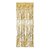 Cortina Metalizada Decorativa Enfeite Franja Dourada - Imagem 1