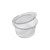 Pote Redondo Tampa Articulado Embalagem Transparente 500ml 10unid - Imagem 1