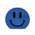 Cachepot Mdf Decorativo Emoji Sorriso Azul Pote De Festa - Imagem 1