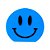 Cachepot Mdf Decorativo Emoji Sorriso Azul Pote De Festa - Imagem 2