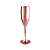 Taça De Champagne Metalizada Rose Gold Acrílico Decoração - Imagem 1