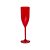 Taça De Champagne Vermelho Transparente Acrílico Decoração - Imagem 2