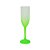 Taça De Champagne Degradê Verde Limão Acrílico Decoração - Imagem 4
