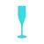 Taça De Champagne Azul Tiffany Acrílico Decoração - Imagem 1