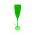 Taça De Champagne Verde Neon Acrílico Decoração - Imagem 6