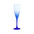 Taça De Champagne Degradê Azul Acrílico Decoração - Imagem 1