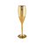 Taça De Champagne Metalizada Dourado Acrílico Decoração - Imagem 5