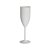 Taça De Champagne Branco Acrílico Decoração - Imagem 1